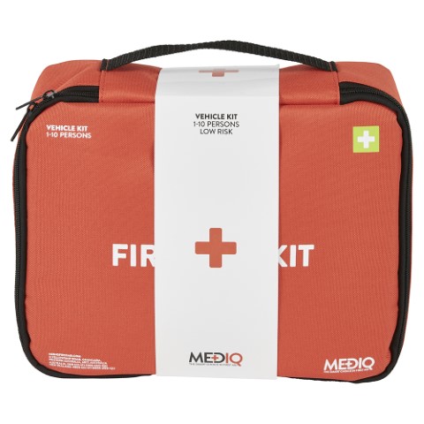 MEDIQ ESSENTIAL FIRST AID KIT VEHICLE IN SOFT PACK 